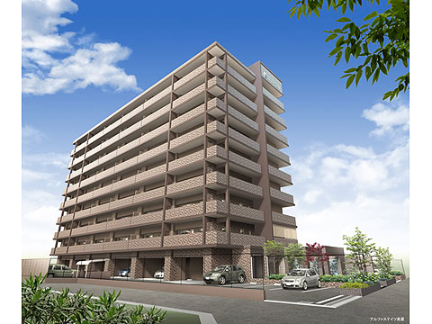 現地外観写真 アルファステイツ高屋(パース)