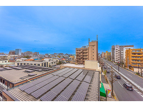 現地土地写真　6階からの眺望