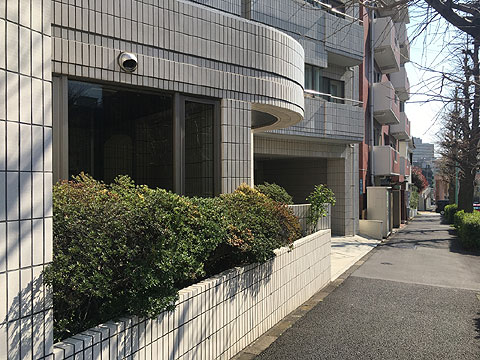 現地外観写真　エントランス前歩道