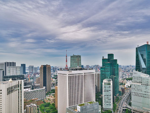 その他共用部　スカイテラスからの眺望（南側）