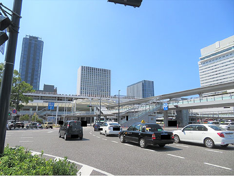 現地土地写真　再開発進む広島駅北口
