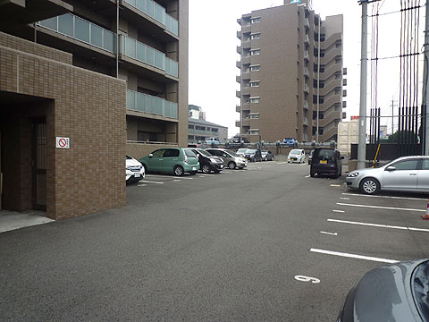 駐車場　平面駐車場です。