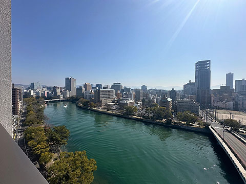 その他共用部 元安川(上層階より)