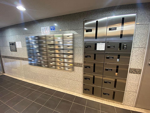 ロビー　宅配ボックス　ポスト