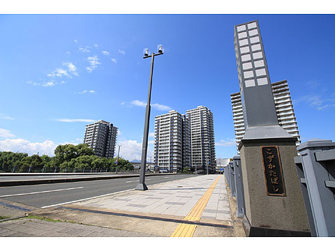 現地外観写真　１現地外観写真不来方橋から