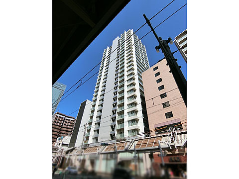 現地外観写真　プラウドタワー阿倍野②