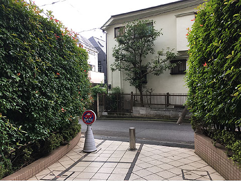 現地土地写真　エントランス前アプローチ