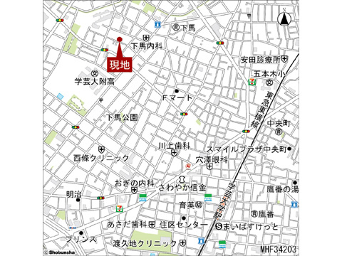 その他共用部　現地地図