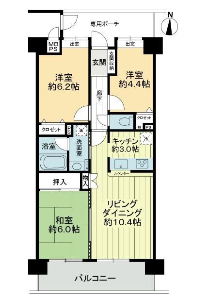 ライオンズマンション川越駅東 7階3ldk Mhf 大京穴吹不動産