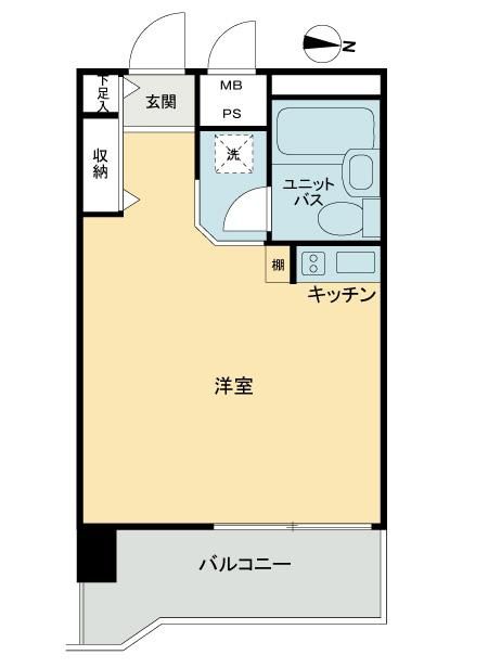 シャルマン中野坂上 5階ワンルーム Mhf 大京穴吹不動産