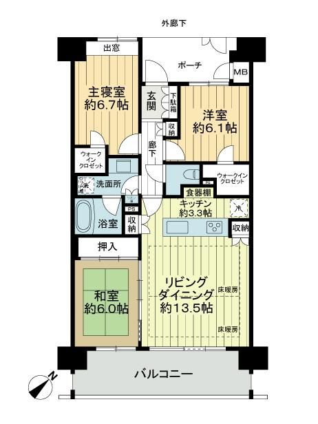プラティーク ヴェール 10階3ldk Mhf 大京穴吹不動産 プラティーク ヴェール 10階3ldk Mhf 大京穴吹不動産