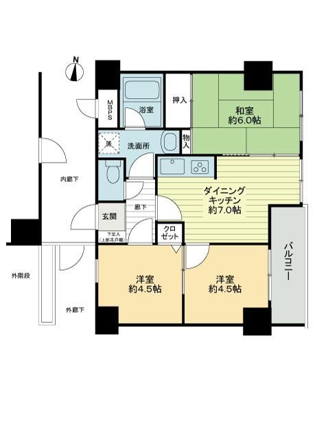 ライオンズマンション浦和常盤公園 4階3dk Mhf439 大京穴吹不動産 ライオンズマンション浦和常盤公園 4階3dk Mhf439 大京穴吹不動産