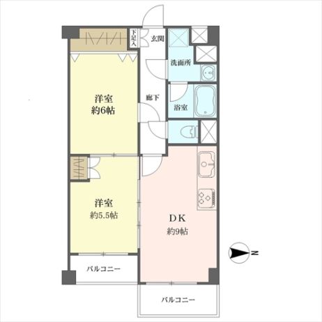 千代田ハイツ荻窪 2階2dk Oaf 大京穴吹不動産