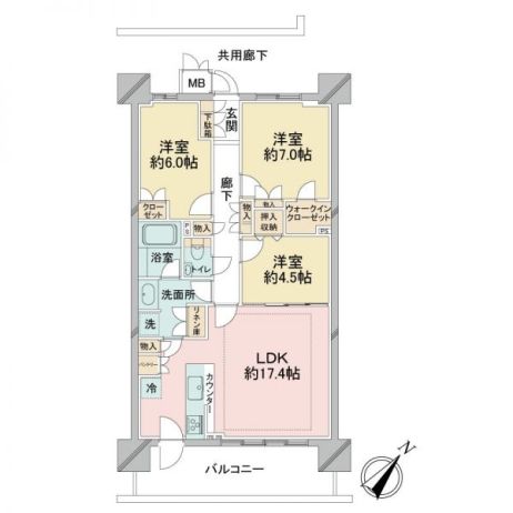 プレミスト西金沢ステーションフロント 6階3ldk Oaf 大京穴吹不動産 プレミスト西金沢ステーションフロント 6階3ldk Oaf 大京穴吹不動産