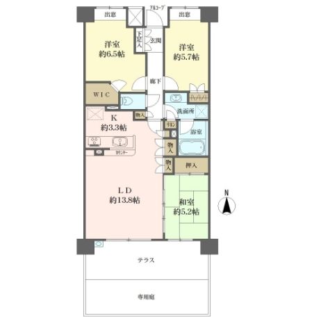 クレヴィア西宮北口 1階3ldk Oag099 大京穴吹不動産