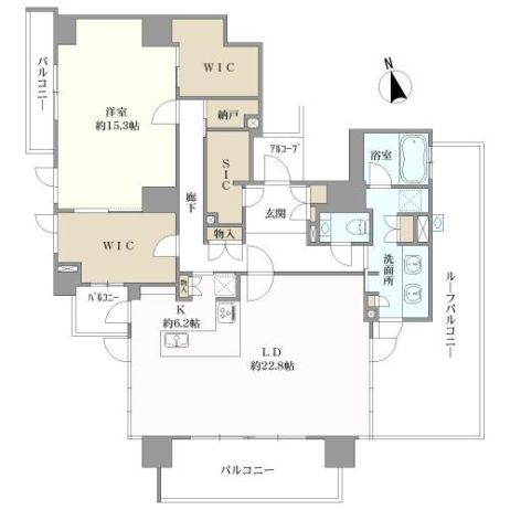 グランドメゾンThe覚王山ヒルズ 8階1LDK|名古屋市千種区の グランドメゾンThe覚王山ヒルズ 8階1LDK|名古屋市千種区の
