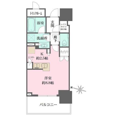 パークタワー西新宿 5階ワンルーム｜新宿区の中古マンション購入