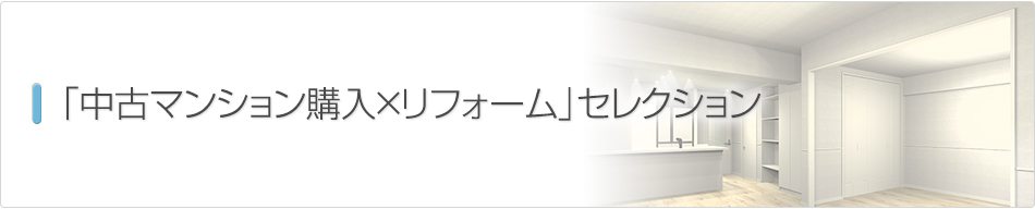 「中古マンション購入×リフォーム」セレクション