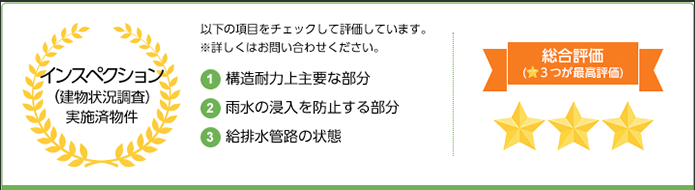 インスペクション（建物状況調査）