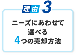 ４つの売却方法