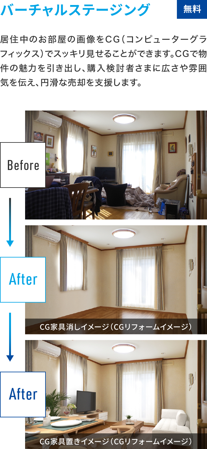 空室だけど殺風景じゃない？