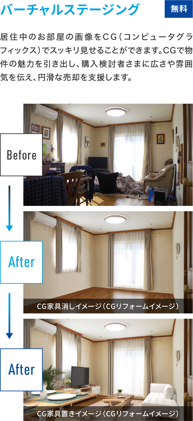 空室だけど殺風景じゃない？